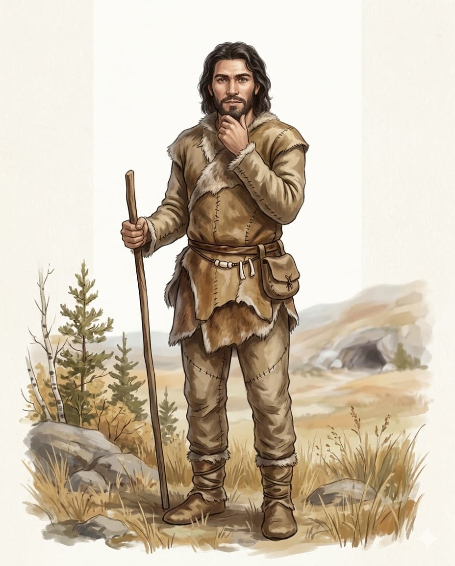 Scientific illustration of Homo sapiens, Modern human